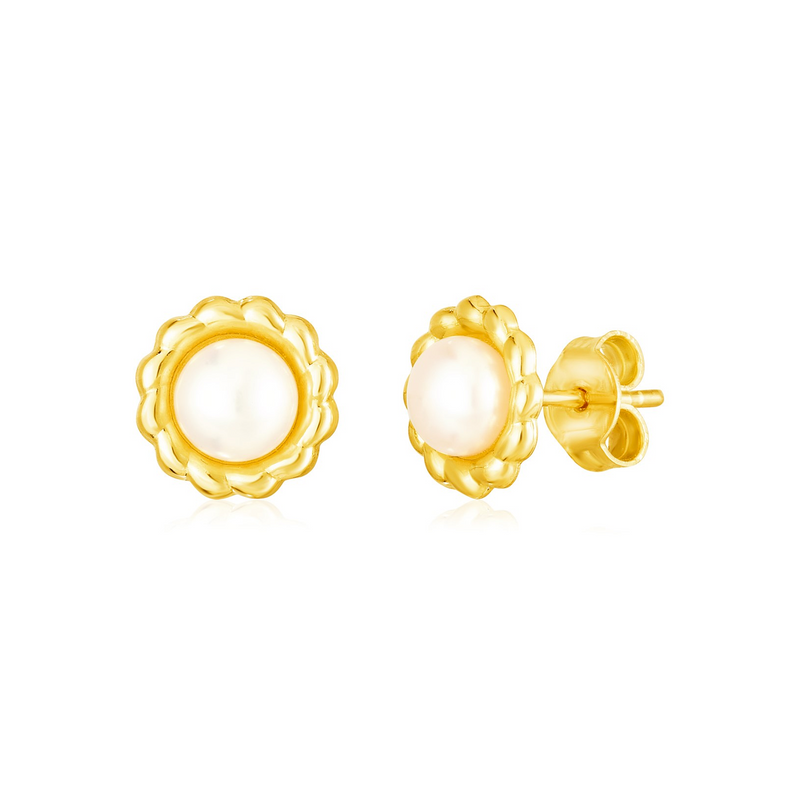 Permai Pearl Flower Earrings