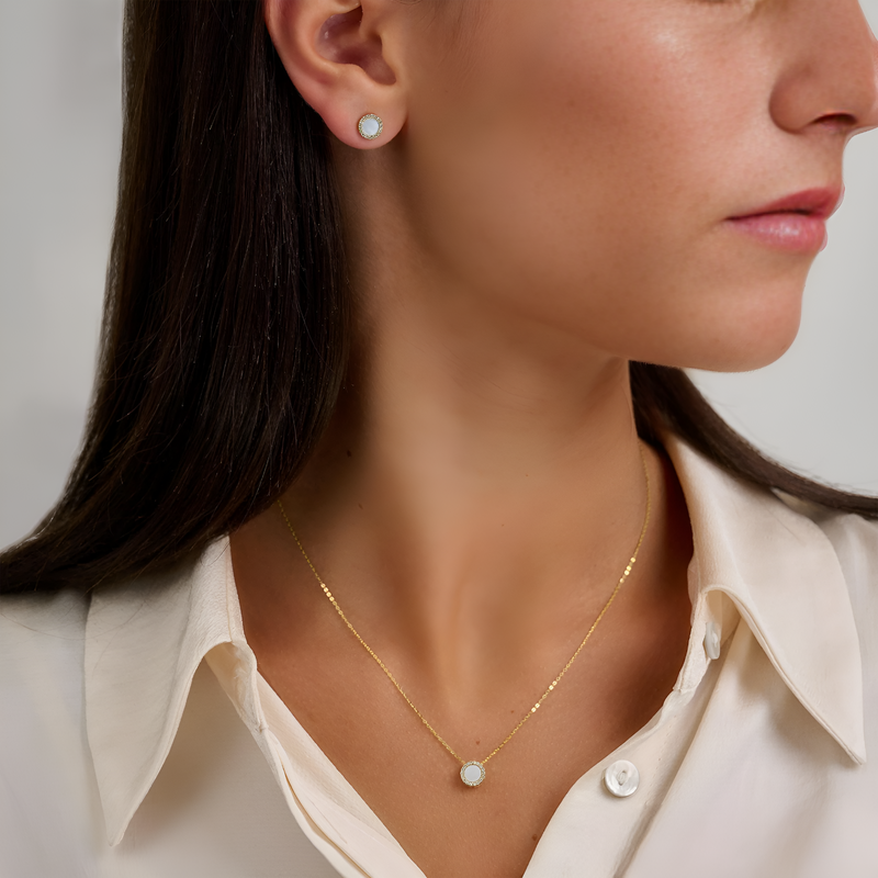 Perle De Mer Diamond Earrings