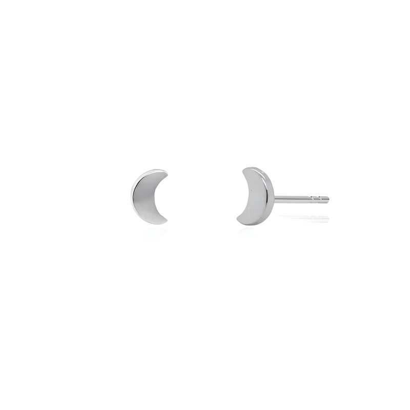 Moon Kiseu Stud Earrings