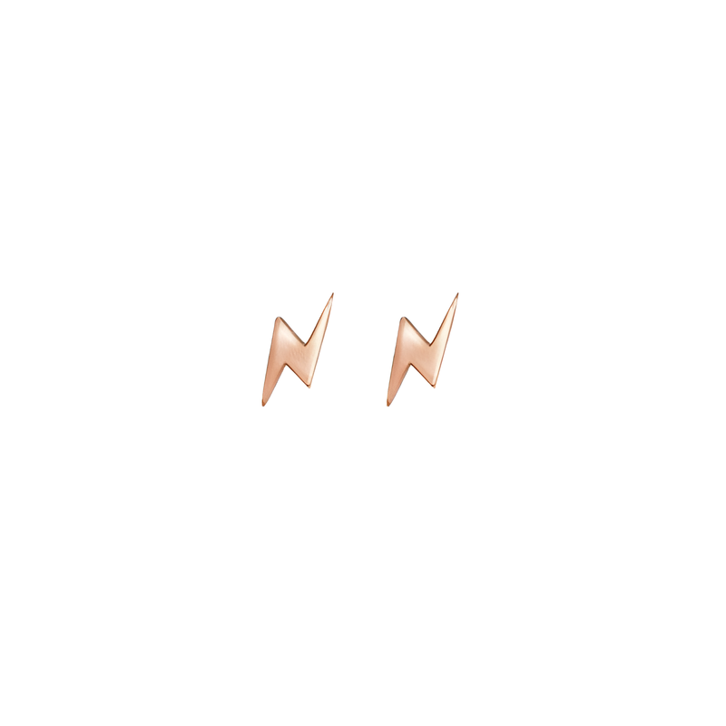 Namsan Lightning Bolt Stud Earrings