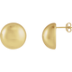 Nina Domed Round Earrings