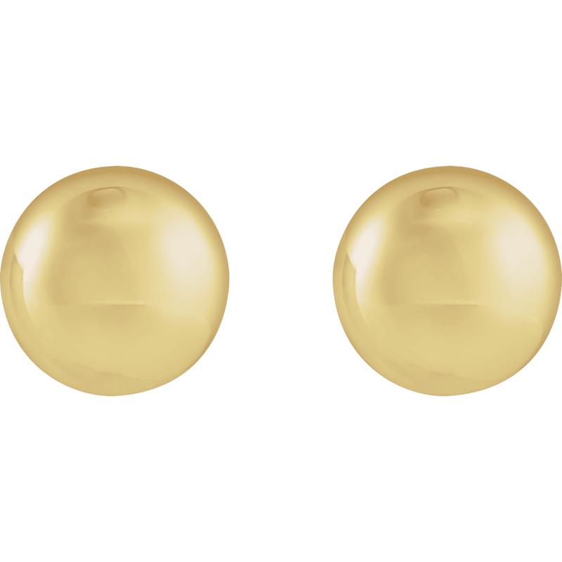 Nina Domed Round Earrings