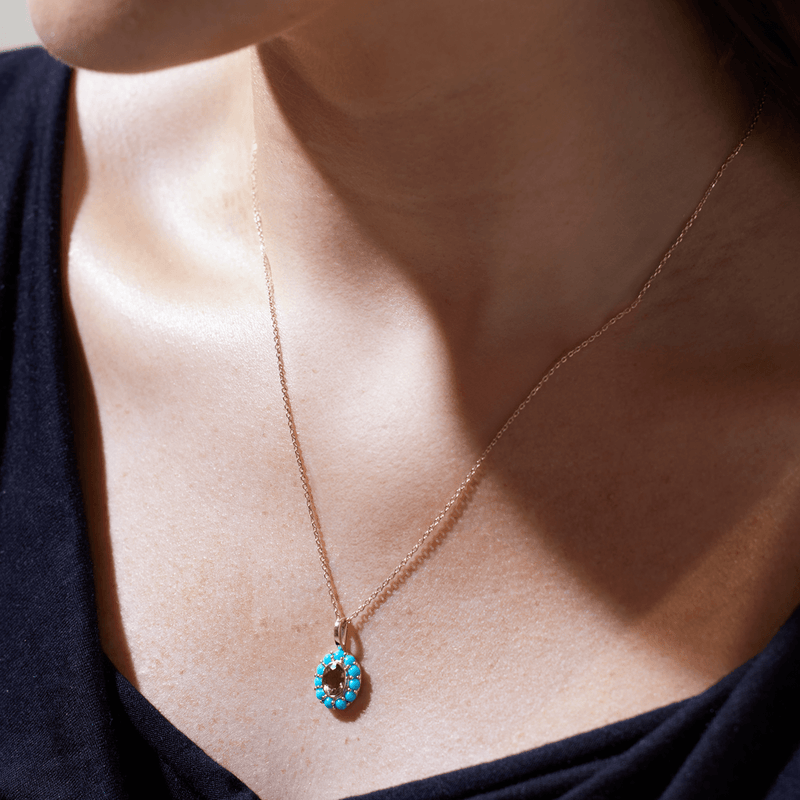 Sonora Peridot & Turquoise Necklace