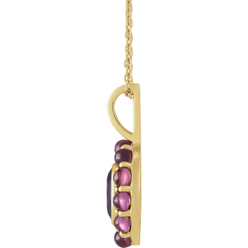 Sonora Amethyst & Rhodolite Garnet Necklace