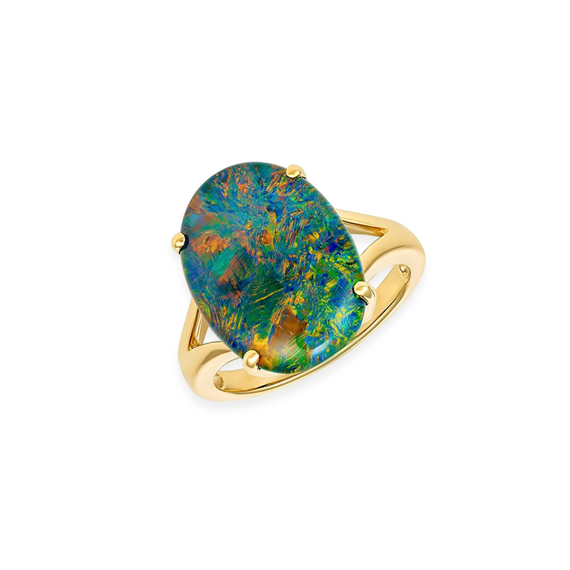 Kora Aqua Opal Ring