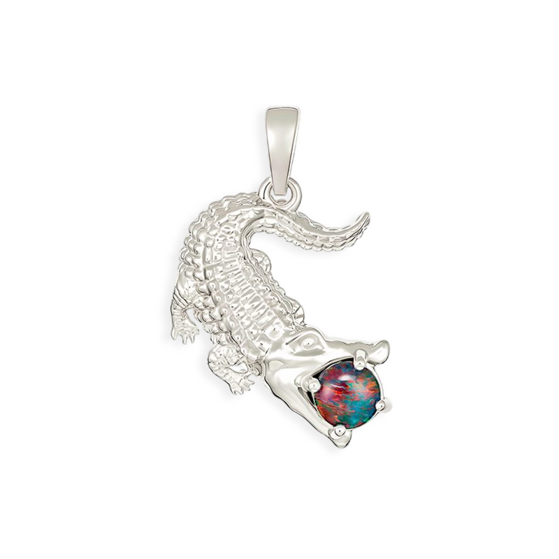 Astral Croc Opal Pendant