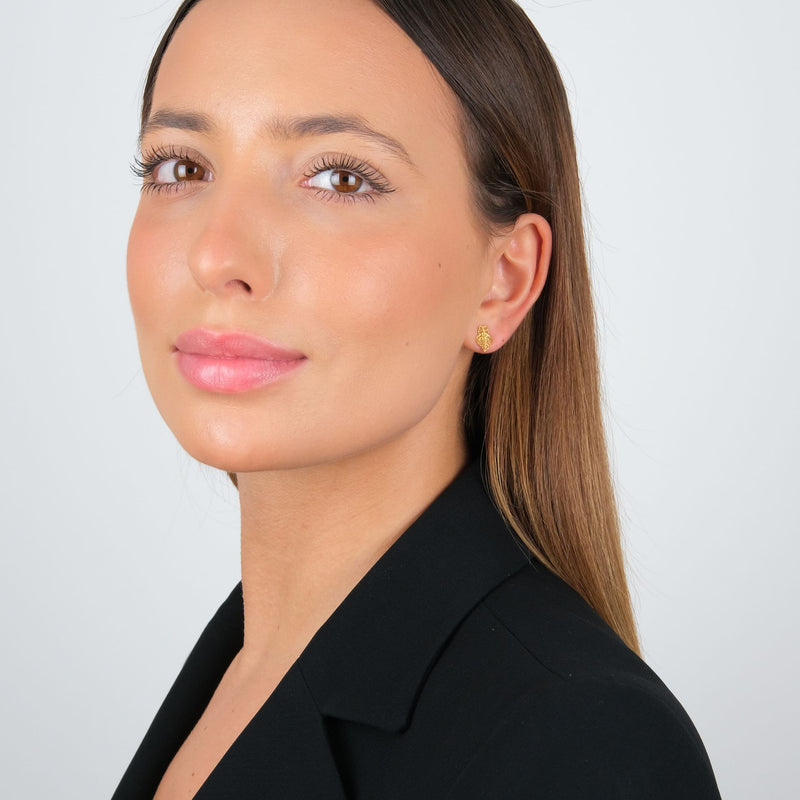 Heart of Viana Earrings 9K Gold