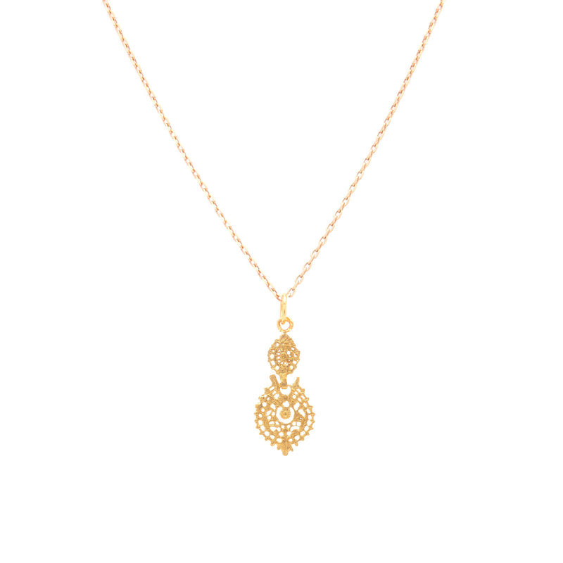 Queen Regal Necklace 9K Gold