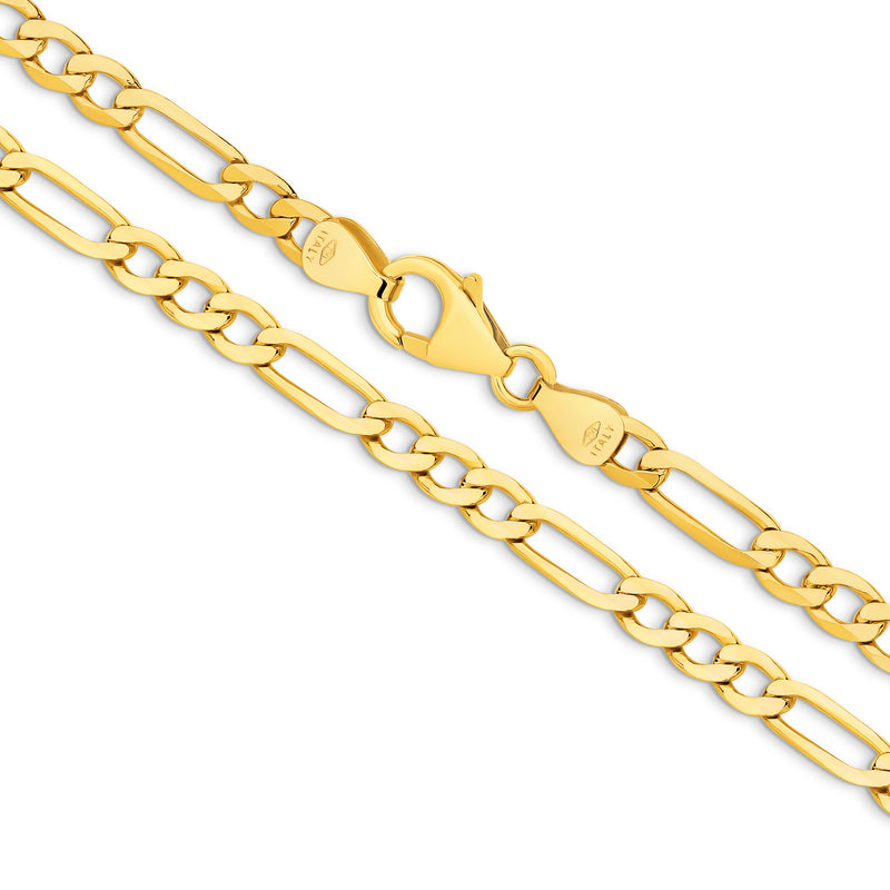 Venetian Figaro Chain - Diamond Cut (3.95mm)