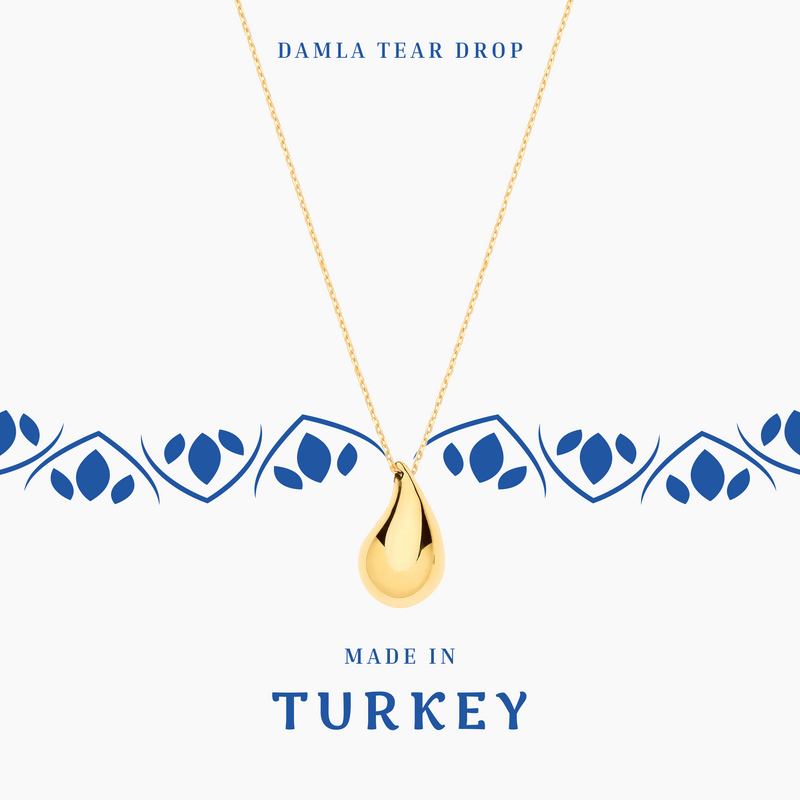 Damla Tear Drop Necklace