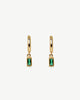 Amber Hoop Earrings