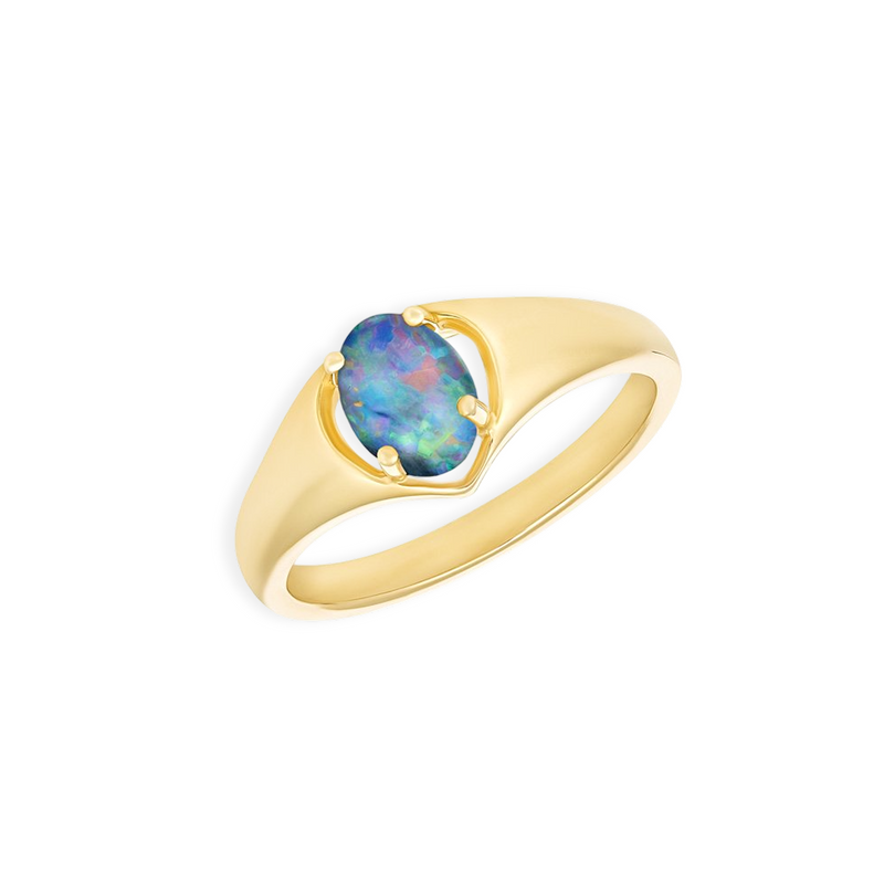 Zira Heart Opal Ring